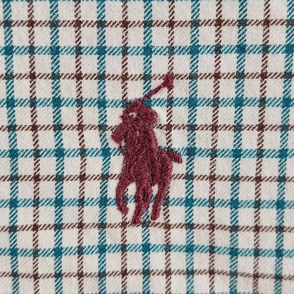 Ralph Lauren Soft Lightweight Flannel Button Up Shirt 2XL Classic Green Check - Picture 4 of 16